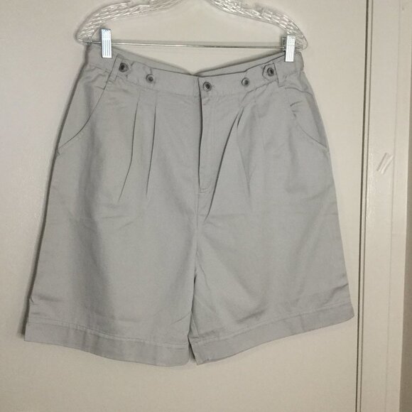 The Territory Ahead Khaki Cotton Shorts - Picture 1 of 7